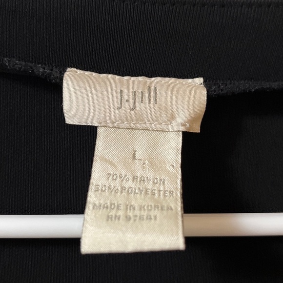 J. Jill Black Dressy Sporty Jacket L - Picture 3 of 3